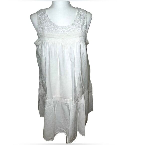 NWT Lucky Brand Embroidered Mini Dress - Picture 1 of 4